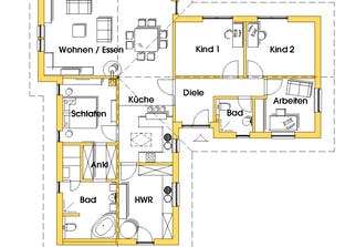 Natalie (KfW-Effizienzhaus 40) Grundriss