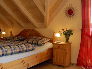 Blockhaus Musterhaus Mülheim-Kärlich 1 D122 von Frammelsberger R. Ingenieur-Holzbau, Satteldach-Klassiker Innenansicht 3