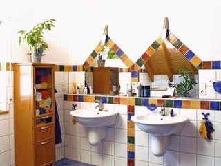 Blockhaus Müller D141 von Frammelsberger R. Ingenieur-Holzbau, Pultdachhaus Innenansicht 2