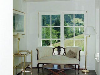 Blockhaus Högerich D208 von Frammelsberger R. Ingenieur-Holzbau, Satteldach-Klassiker Innenansicht 2