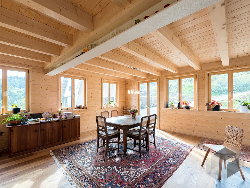 B420 Montigel von Frammelsberger HOLZHAUS Innenansicht