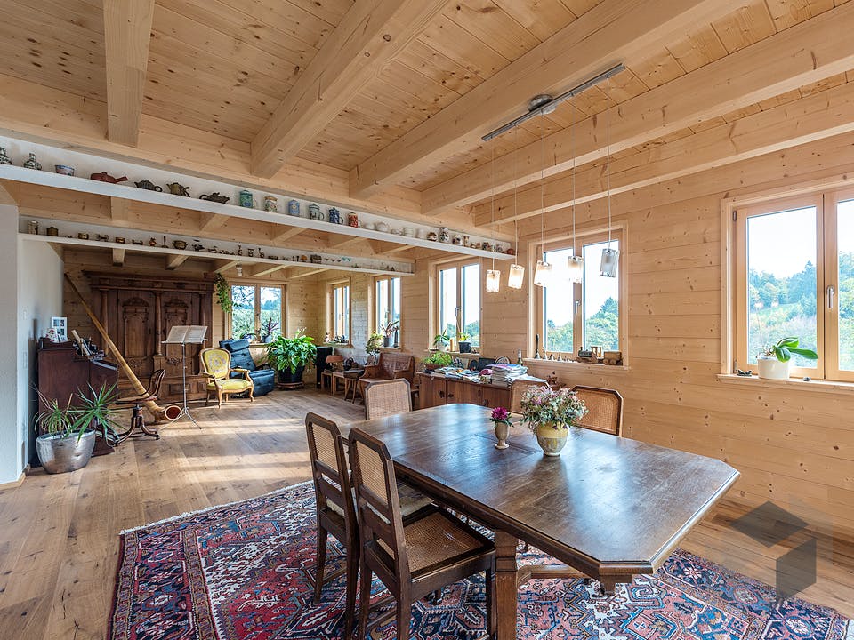 B420 Montigel von Frammelsberger HOLZHAUS Innenansicht