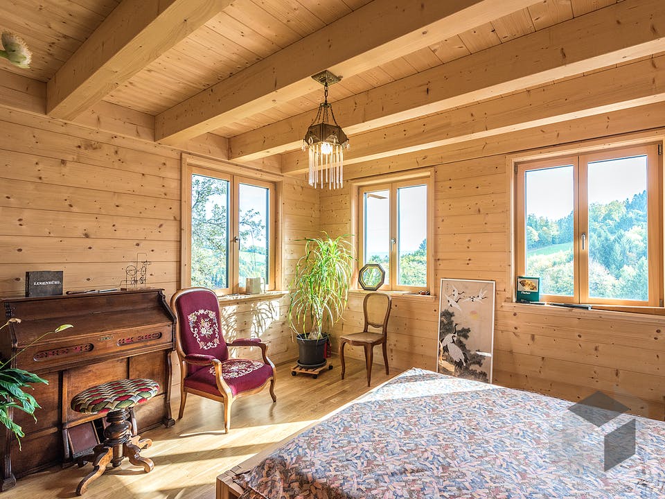 B420 Montigel von Frammelsberger HOLZHAUS Innenansicht