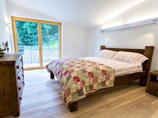 Fertighaus Haus England von Naturholzhaus Bayern, Pultdachhaus Innenansicht 3