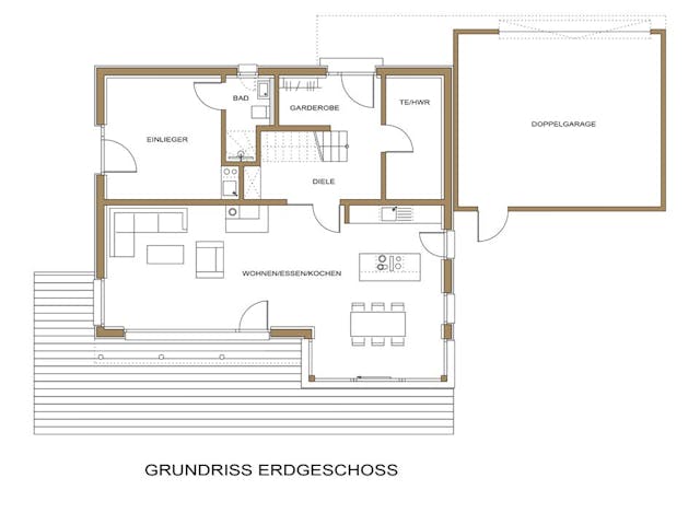 Fertighaus Haus Feldblick von Naturholzhaus Bayern, Satteldach-Klassiker Grundriss 1 Fertighaus Haus Feldblick von Naturholzhaus Bayern, Satteldach-Klassiker Grundriss 1