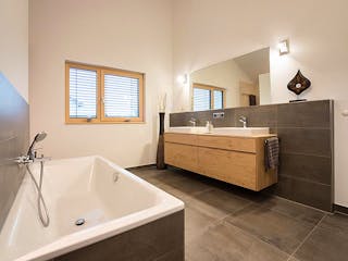 Fertighaus Haus Feldblick von Naturholzhaus Bayern, Satteldach-Klassiker Innenansicht 4