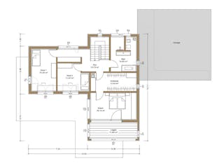 Fertighaus Haus Wagner von Naturholzhaus Bayern, Cubushaus Grundriss 2