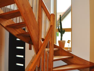 Fertighaus "natur trifft holz" nr.3 von wir leben haus Schlüsselfertig ab 296789€, Pultdachhaus Innenansicht 3