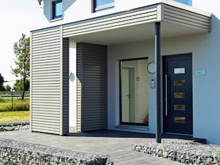 Fertighaus MH Hannover - NEO 300 von FingerHaus Schlüsselfertig ab 451371€, Satteldach-Klassiker Außenansicht 8