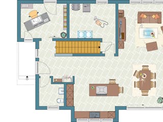 Fertighaus MH Bad Vilbel - NEO 312 von FingerHaus Schlüsselfertig ab 479927€, Satteldach-Klassiker Grundriss 1