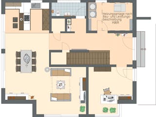 Fertighaus MH Günzburg - NEO von FingerHaus Schlüsselfertig ab 483851€, Satteldach-Klassiker Grundriss 1