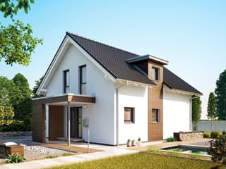 Fertighaus NEO 111 von FingerHaus, Satteldach-Klassiker Außenansicht 1