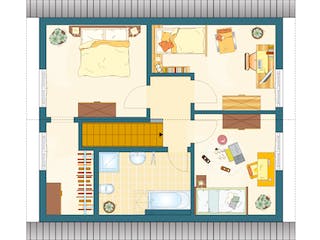 Fertighaus NEO 111 von FingerHaus, Satteldach-Klassiker Grundriss 2