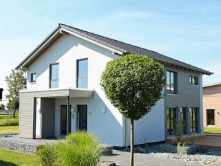 Fertighaus MH Hannover - NEO 300 von FingerHaus Schlüsselfertig ab 451371€, Satteldach-Klassiker Außenansicht 1