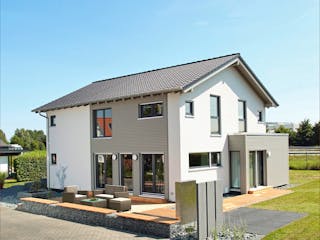 Fertighaus MH Hannover - NEO 300 von FingerHaus Schlüsselfertig ab 451371€, Satteldach-Klassiker Außenansicht 3