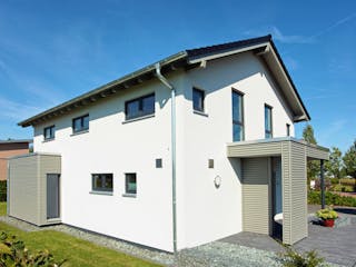 Fertighaus MH Hannover - NEO 300 von FingerHaus Schlüsselfertig ab 451371€, Satteldach-Klassiker Außenansicht 7