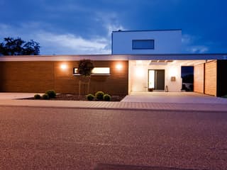 Fertighaus Neunecker von Holzhaus Rosskopf Schlüsselfertig ab 598000€, Cubushaus Außenansicht 6
