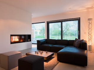 Fertighaus Neunecker von Holzhaus Rosskopf Schlüsselfertig ab 598000€, Cubushaus Innenansicht 1