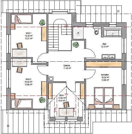 Fertighaus New Edition 179 von Suckfüll Energiesparhaus Schlüsselfertig ab 388710€, Satteldach-Klassiker Grundriss 2