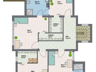 Massivhaus Newport 232 von ARGISOL-Bausysteme Bausatzhaus ab 70200€, Cubushaus Grundriss 1