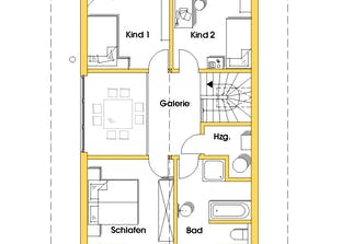 Nicole 2 (KfW-Effizienzhaus 40) Grundriss
