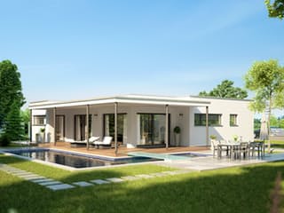 Fertighaus NIVO 120 von FingerHaus, Bungalow Außenansicht 1