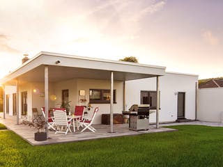 Fertighaus NIVO 130 von FingerHaus, Bungalow Außenansicht 3