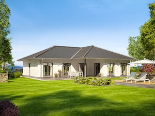Fertighaus NIVO 140W von FingerHaus Schlüsselfertig ab 413205€, Bungalow Außenansicht 1