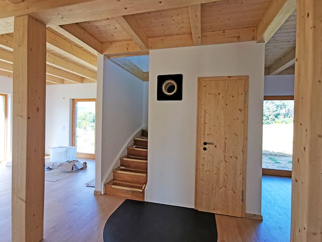 Fertighaus Haus Alma von Gebrüder Noack Holzbau Schlüsselfertig ab 384000€, Satteldach-Klassiker Innenansicht 1