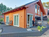 Blockhaus Haus Kaiser von Gebrüder Noack Holzbau Ausbauhaus ab 175000€, Satteldach-Klassiker Außenansicht 1