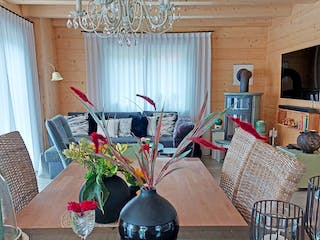 Blockhaus Haus Kaiser von Gebrüder Noack Holzbau Ausbauhaus ab 175000€, Satteldach-Klassiker Innenansicht 3