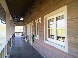 Fertighaus Haus Marusch von Gebrüder Noack Holzbau, Satteldach-Klassiker Außenansicht 5