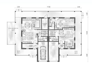 Fertighaus Haus Marusch von Gebrüder Noack Holzbau, Satteldach-Klassiker Grundriss 1