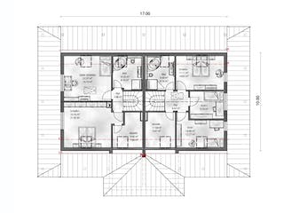 Fertighaus Haus Marusch von Gebrüder Noack Holzbau, Satteldach-Klassiker Grundriss 2