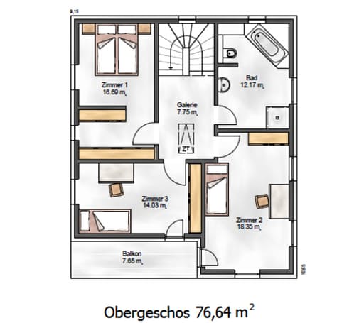 Das Noble W 155 Floorplan 2