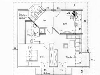 Fertighaus Oberfranken von TIROLIA Ausbauhaus ab 133720€, Blockhaus Grundriss 1