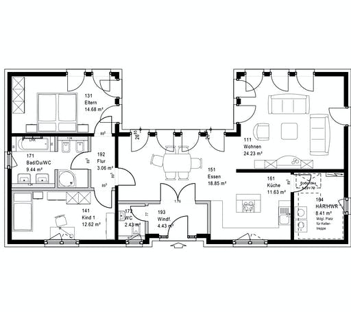 Okal FP 56-170 A V2 Floorplan 1