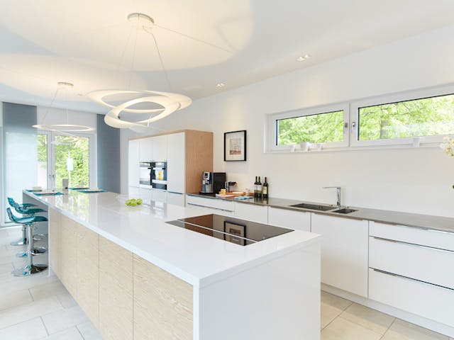 Fertighaus Musterhaus Bad Vilbel von OKAL Haus Schlüsselfertig ab 463900€, Pultdachhaus Innenansicht 2