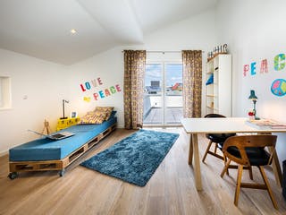 Fertighaus Musterhaus Günzburg von OKAL Haus Schlüsselfertig ab 664900€, Satteldach-Klassiker Innenansicht 5