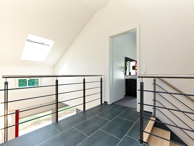 Fertighaus Musterhaus Kaarst von OKAL Haus Schlüsselfertig ab 521900€, Pultdachhaus Innenansicht 3