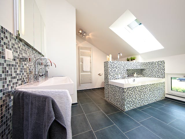 Fertighaus Musterhaus Kaarst von OKAL Haus Schlüsselfertig ab 521900€, Pultdachhaus Innenansicht 4