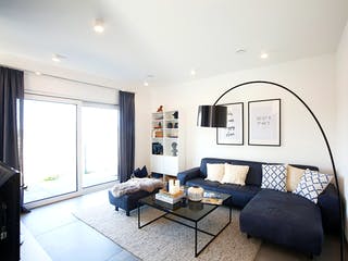 Fertighaus Musterhaus Langenhagen von OKAL Haus Schlüsselfertig ab 671900€, Satteldach-Klassiker Innenansicht 1