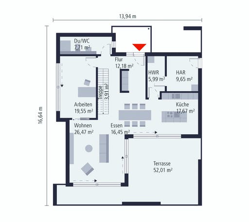 Okal MH Wuppertal Floorplan 1