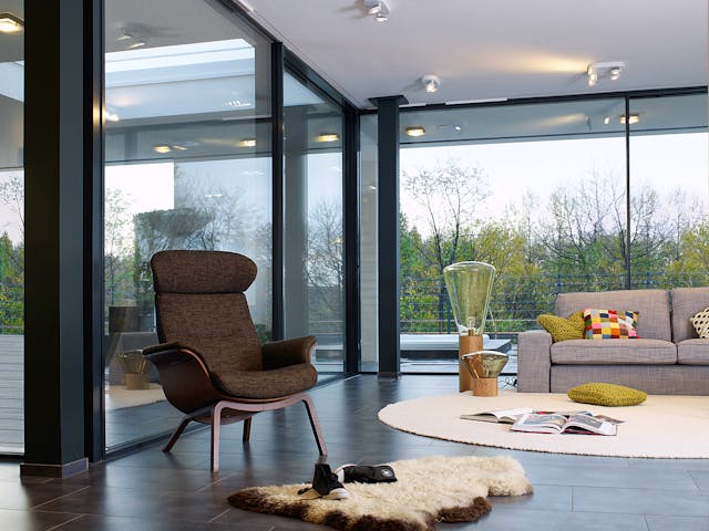 Fertighaus Musterhaus Wuppertal von OKAL Haus Schlüsselfertig ab 795900€, Cubushaus Innenansicht 1
