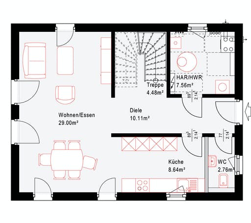 Okal Revolution 124 V1 Floorplan 1