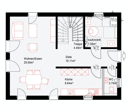 Okal Revolution 124 V4 Floorplan 1