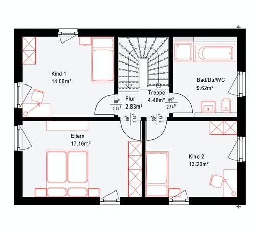 Okal Revolution 124 V4 Floorplan 2