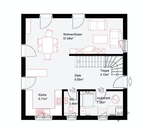 Okal Revolution 126 V1 Floorplan 1