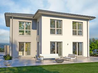 Fertighaus Stadtvilla 23 von OKAL Haus Schlüsselfertig ab 518900€, Stadtvilla Außenansicht 1