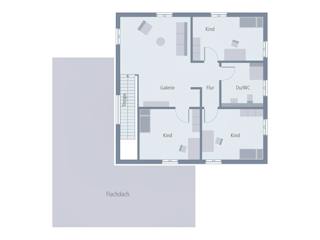 Fertighaus Staffel 16 von OKAL Haus Schlüsselfertig ab 565900€, Stadtvilla Grundriss 2